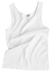 Balenciaga Ribbed tank top in white 210730